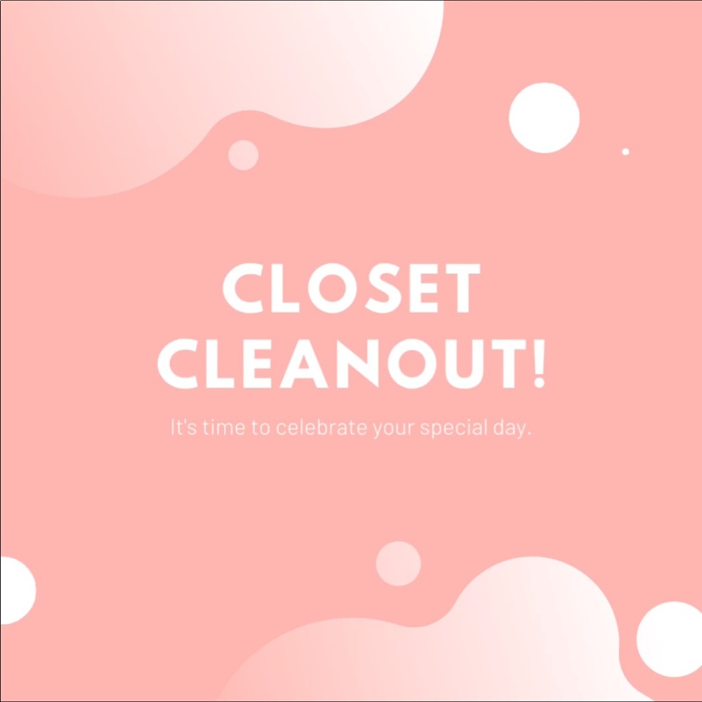 Closet Cleanout!